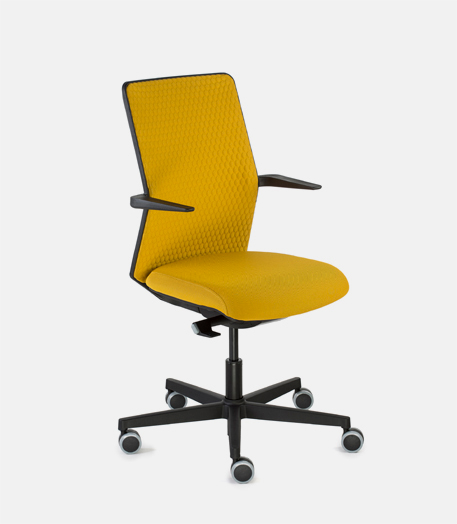 Silla operativa equis tapizada by dileoffice